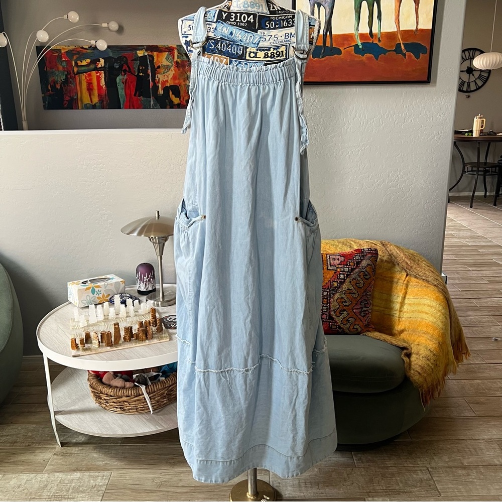 Free People Machu Barrel Midi Dress